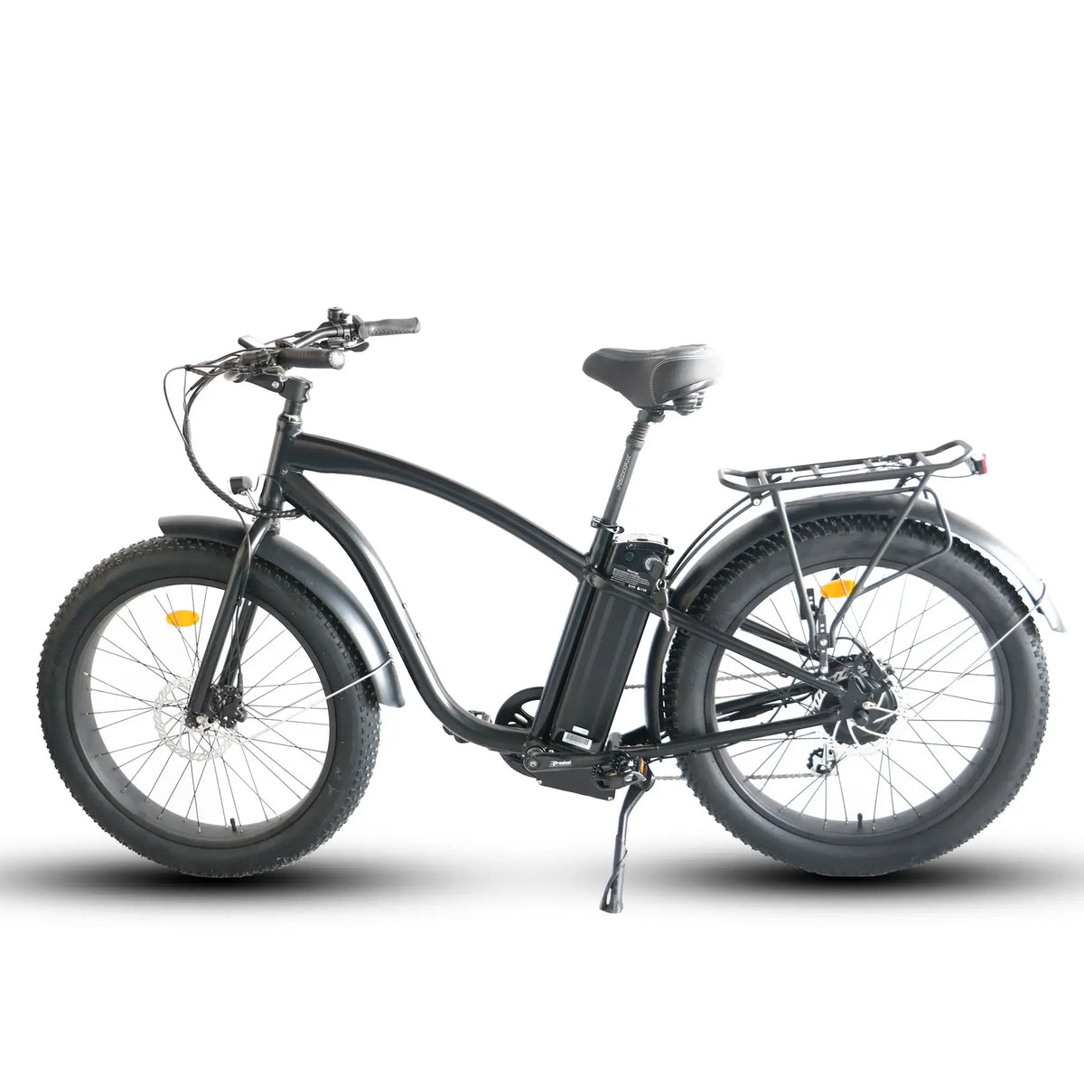 Coastal Cruiser Beach Cruiser Step Over 750W 52V 26x4 Fat Tire Electric Bike Black Left Side