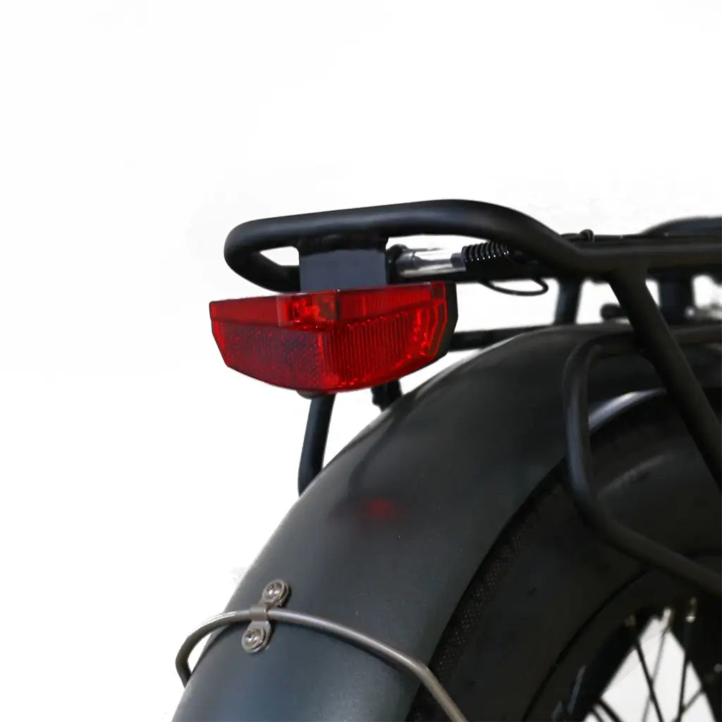 Coastal Cruiser Classic Beach Cruiser 750W 52V 24x3 Step Over Electric Bike Taillight