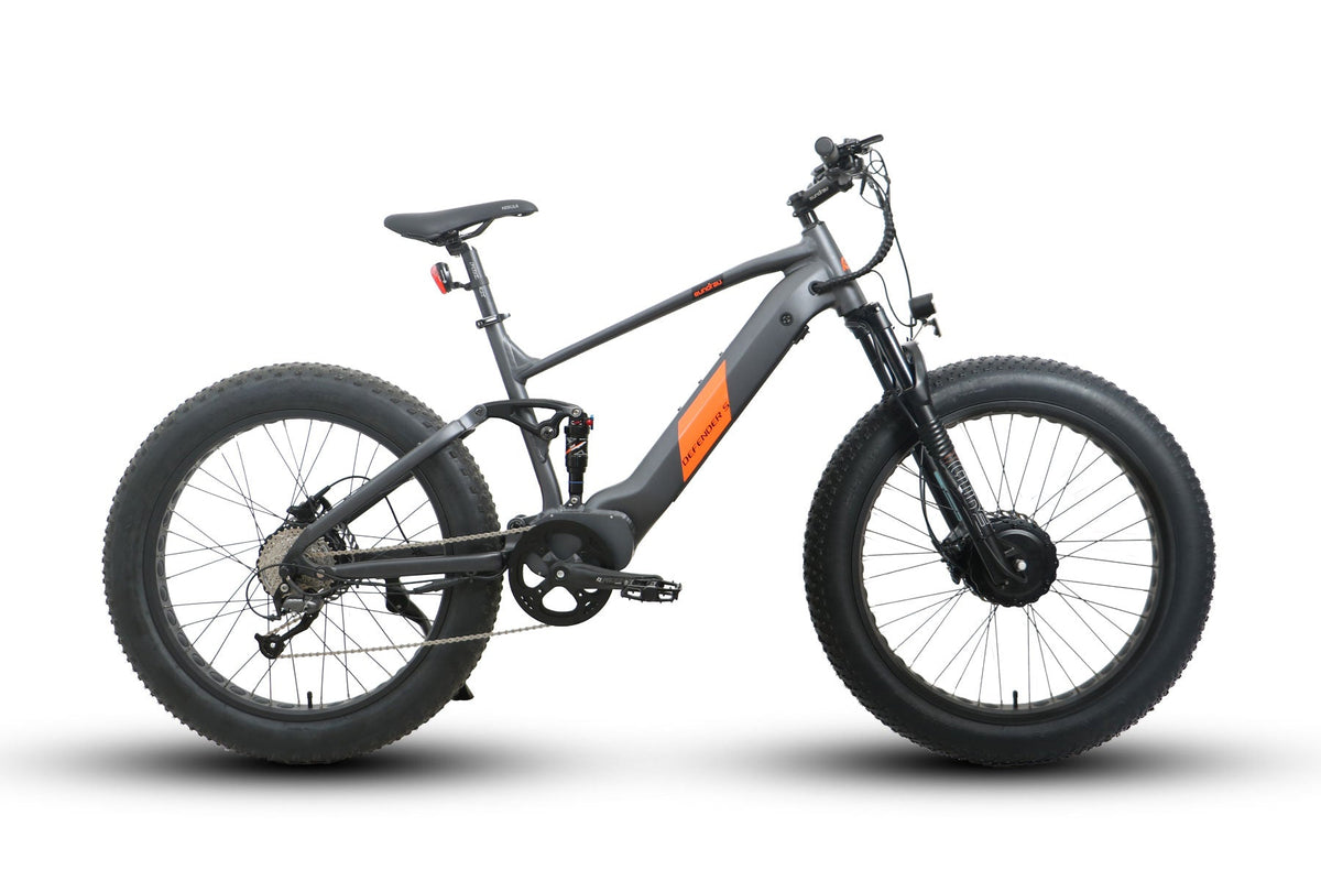 Eunorau Defender S 48V 1500W Dual Suspension Fat Tire Electric Bike