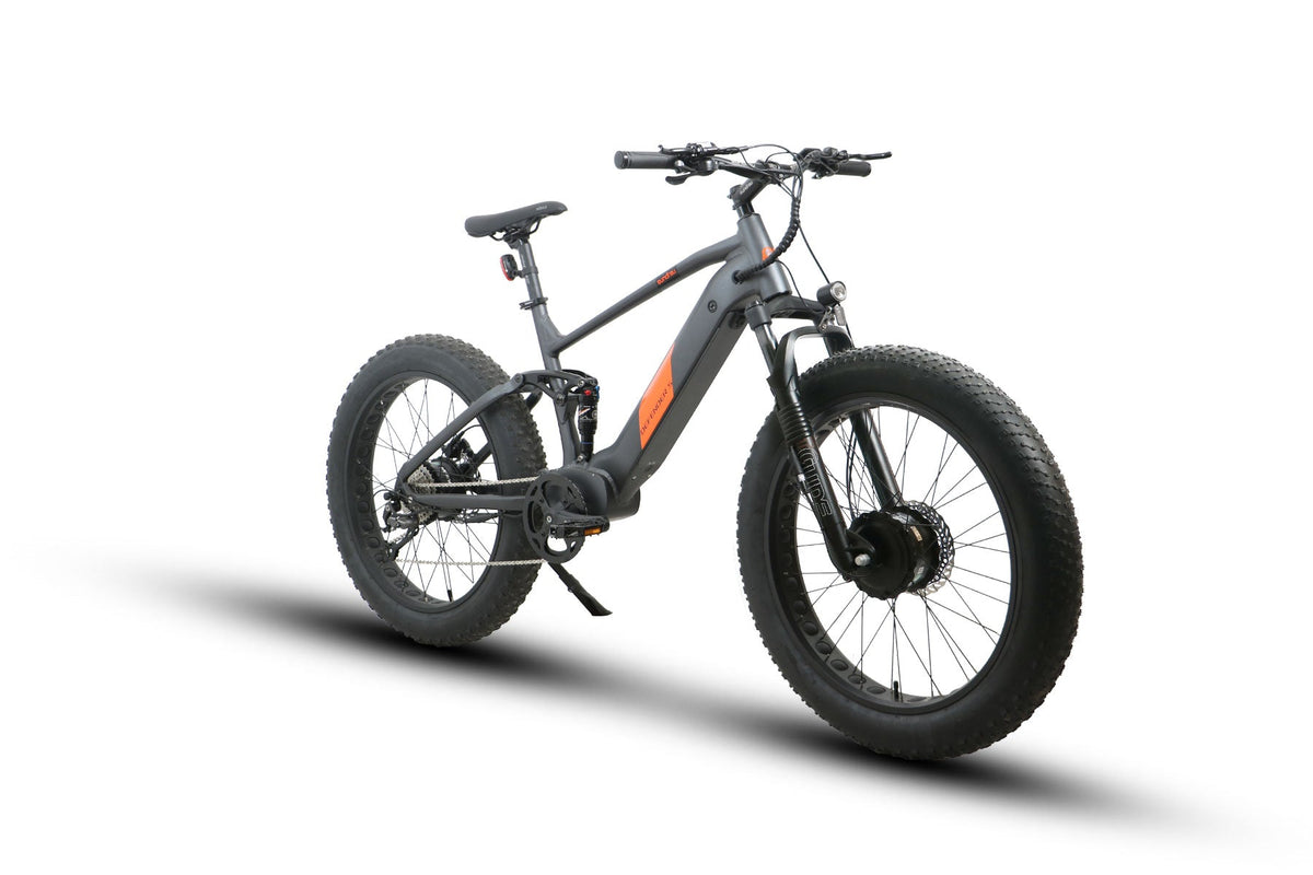 Eunorau Defender S 48V 1500W Dual Suspension Fat Tire Electric Bike