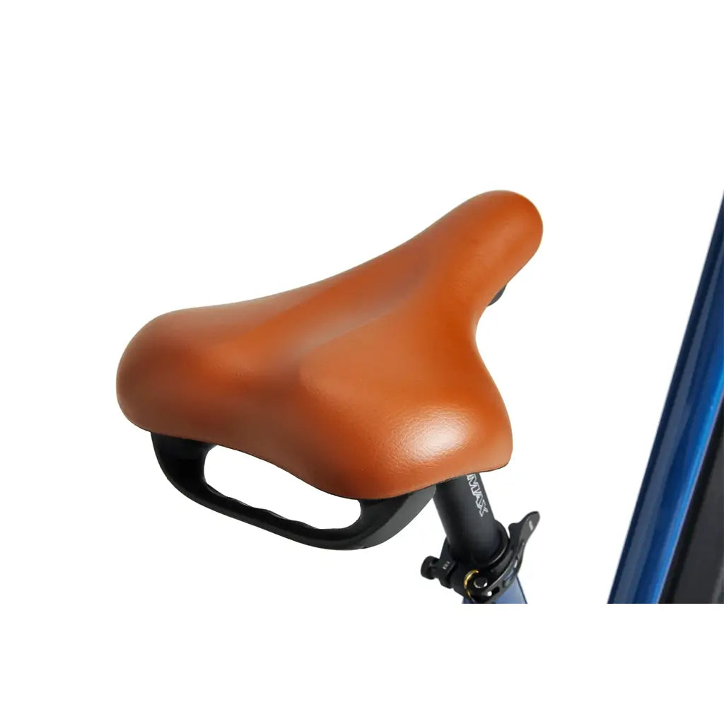 Dirwin Pacer 500W 48V Step Through Commuter Electric Bike Blue Seat