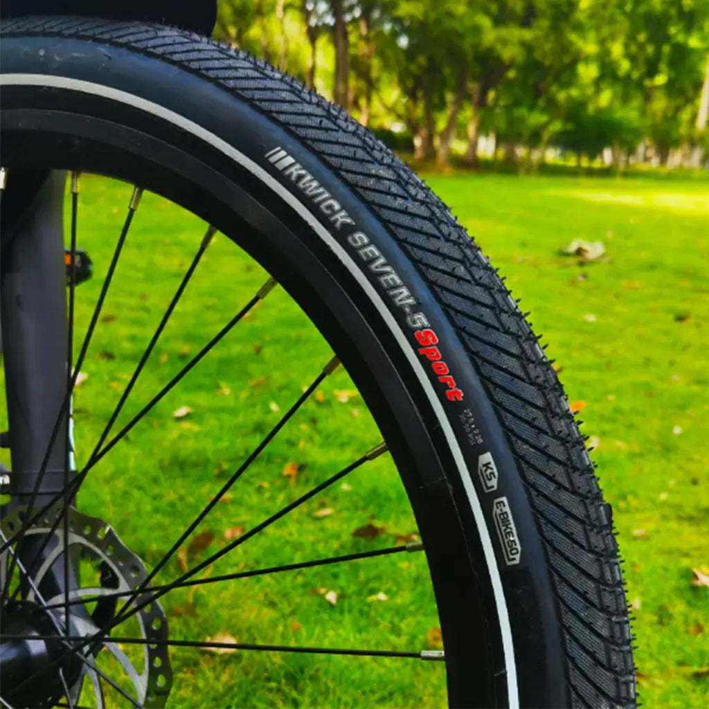 Dirwin Pacer 500W 48V Step Through Commuter Electric Bike Tire