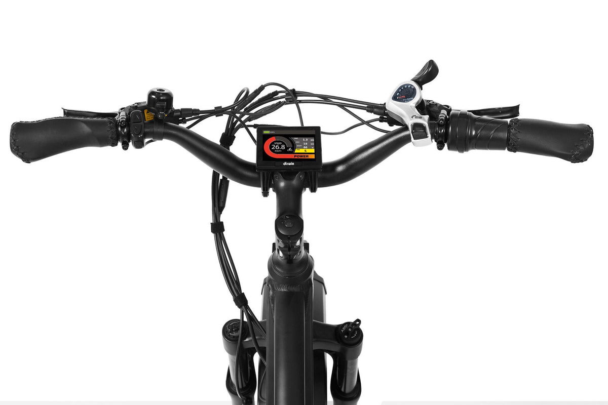 Dirwin Seeker 750W 48V All-Terrain Fat Tire Electric Bike Front View