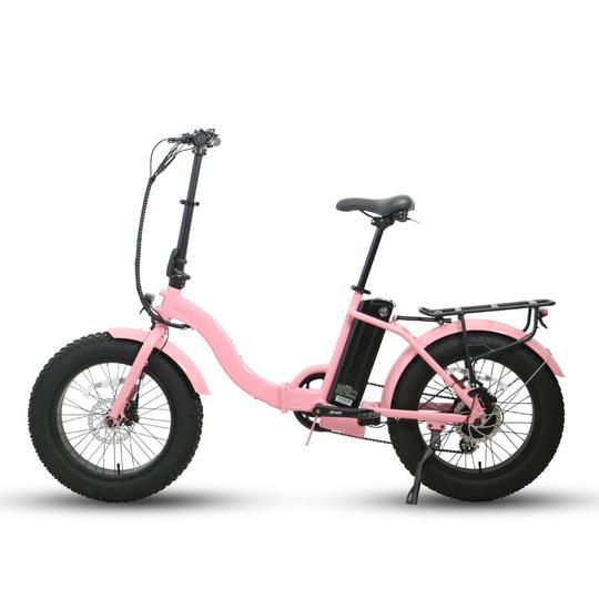 EUNORAU E-FAT-STEP 500W 48V Step-Through Fat Tire Folding Electric Bike