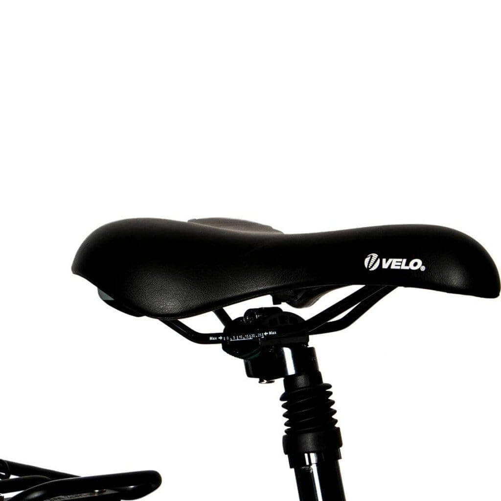 EUNORAU E-TORQUE Step-Through 350W 36V Cruiser Electric Bike - Red - Seat