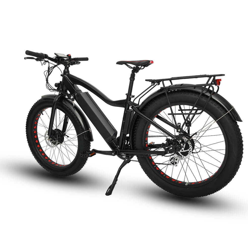 EUNORAU FAT-AWD All Wheel Drive 48V, 250W+350W Fat Tire Electric Bike