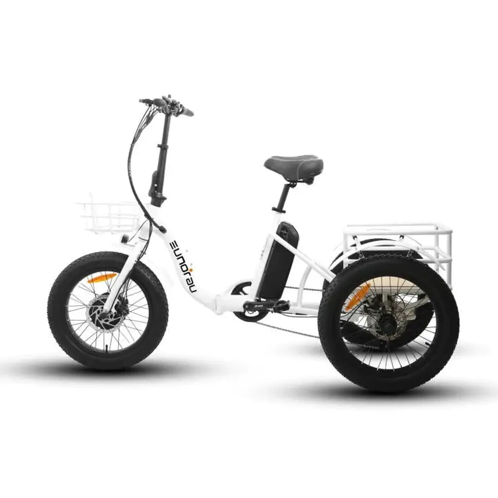 EUNORAU NEW TRIKE 500W 48V Step Through Folding Electric Tricycle Zoom Electric Bikes