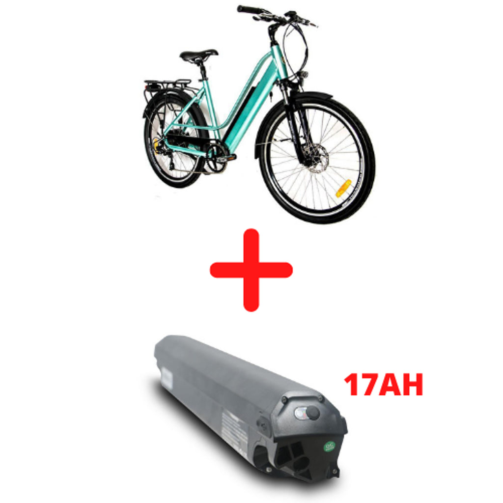 EUNORAU E-TORQUE Step-Through 500W 48V Cruiser Electric Bike