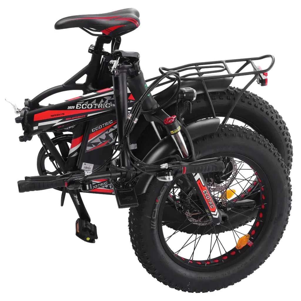 Ecotric folding discount fat tire bike