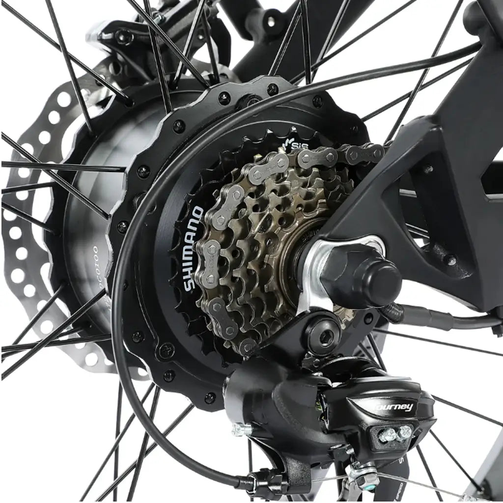 Ecotric Explorer 26&quot; 750W 48V All Terrain Fat Tire Mountain Electric Bike Shifter