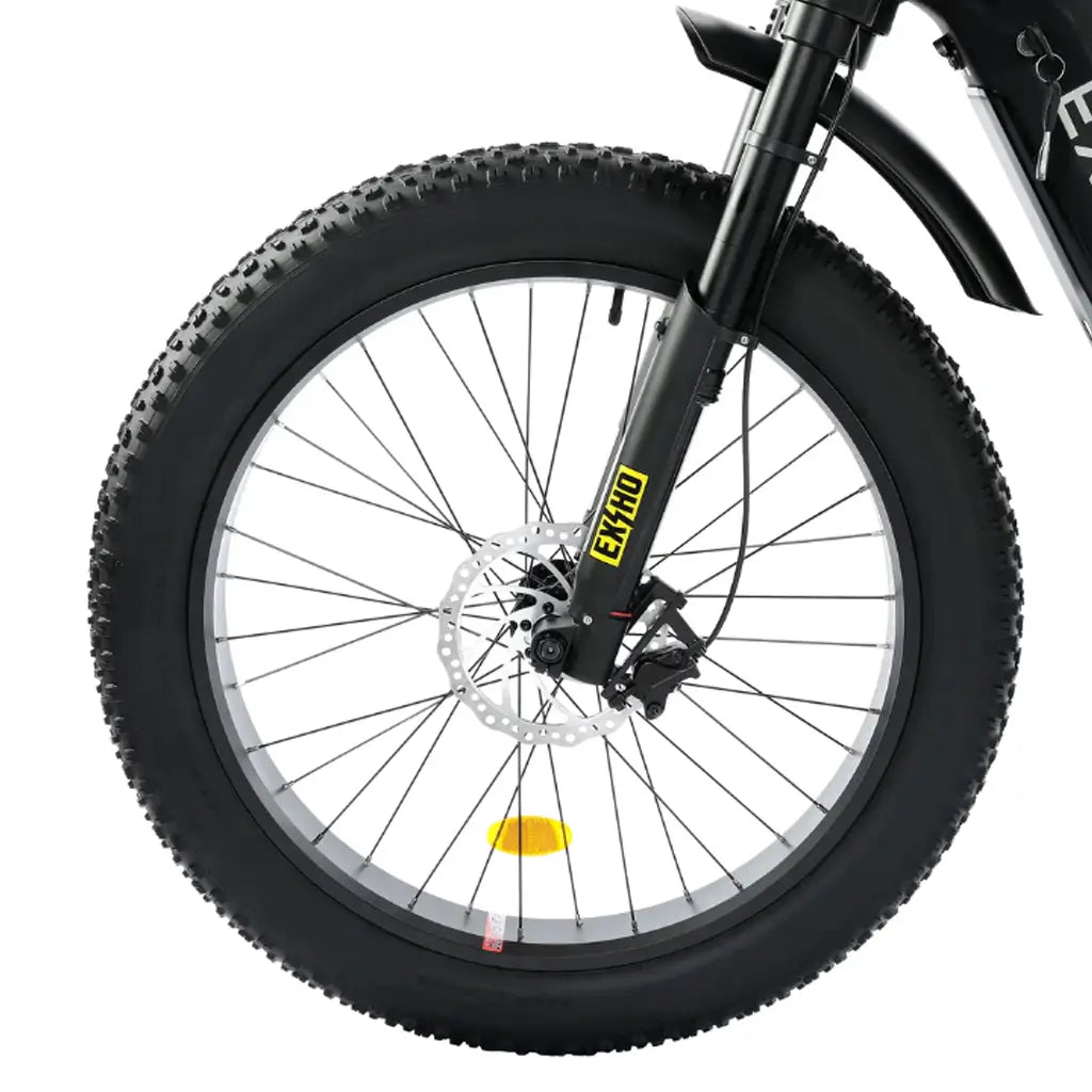Ecotric fat tire electric top bike assembly