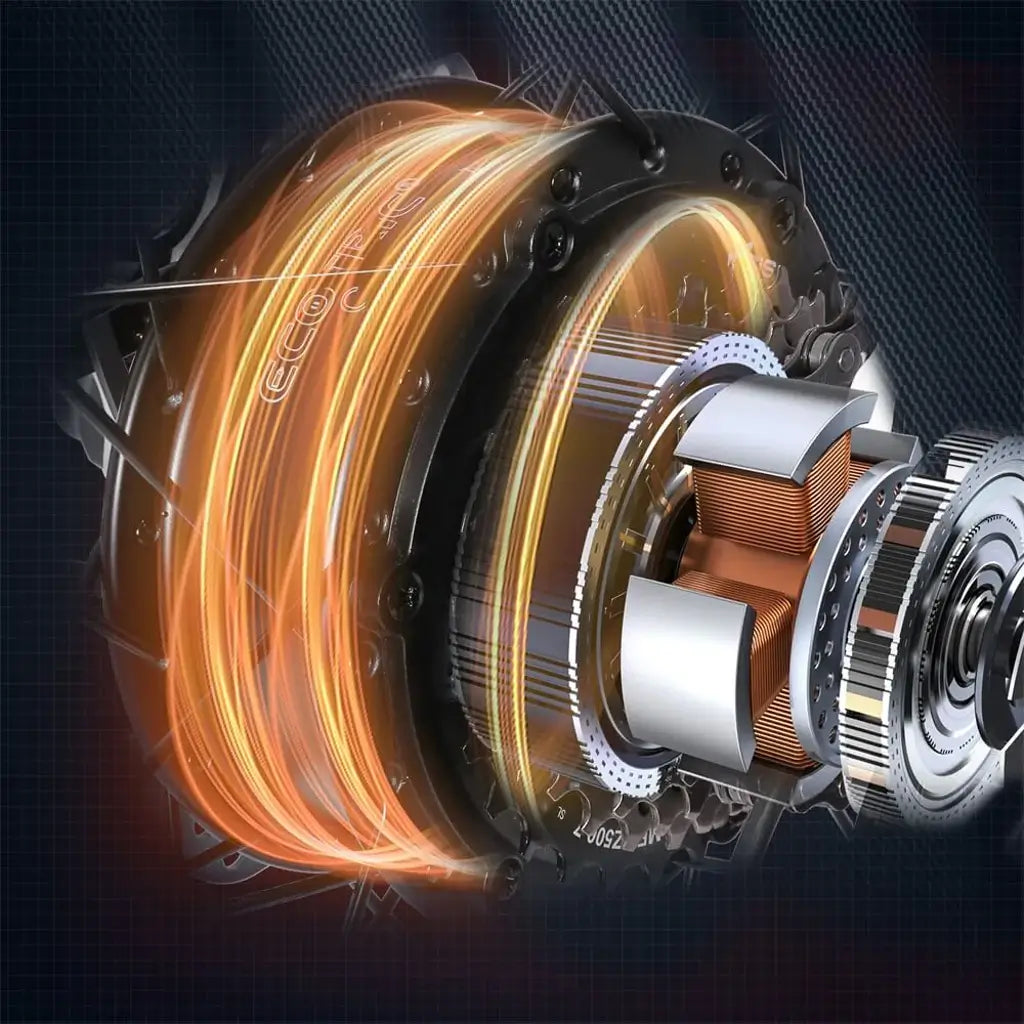 Ecotric Leopard 36V 500W Electric Mountain Bike hub