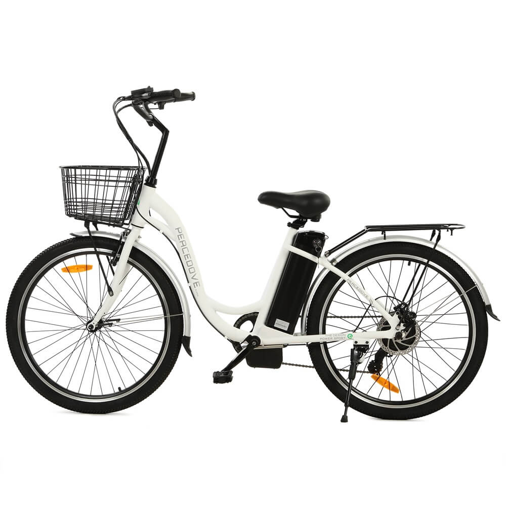 city electric bicycle ECOTRIC 26 inch Tire Bike Black and a 60 City Electric Bikes | retrospec