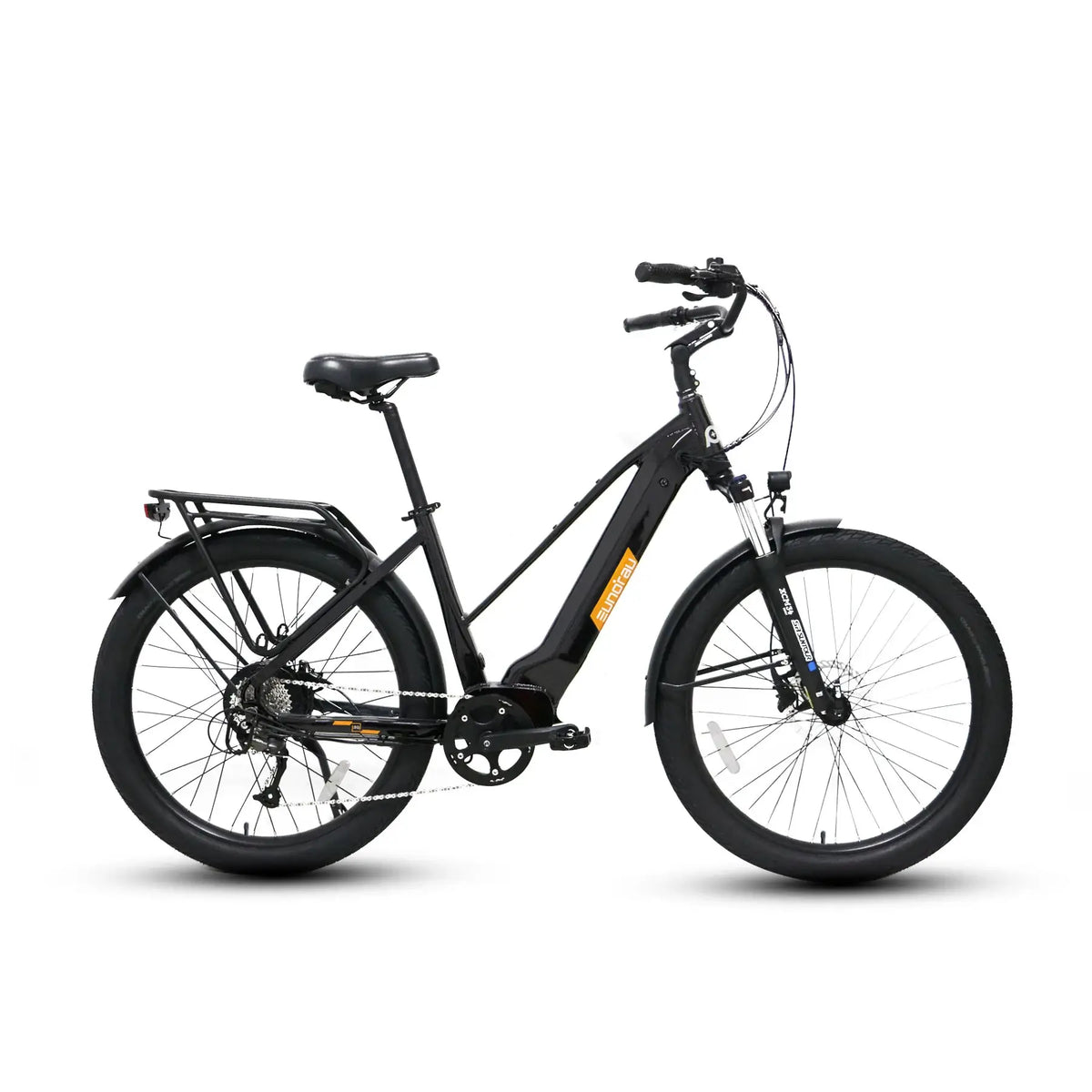 Eunorau META275 500W 48V Step Over Cruiser Electric Bike Black Right Side