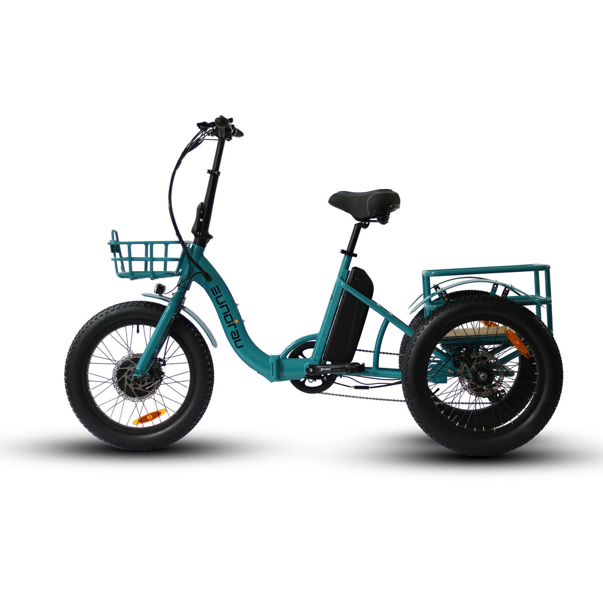 EUNORAU NEW-TRIKE  500W 48V Step Through Folding Electric Tricycle