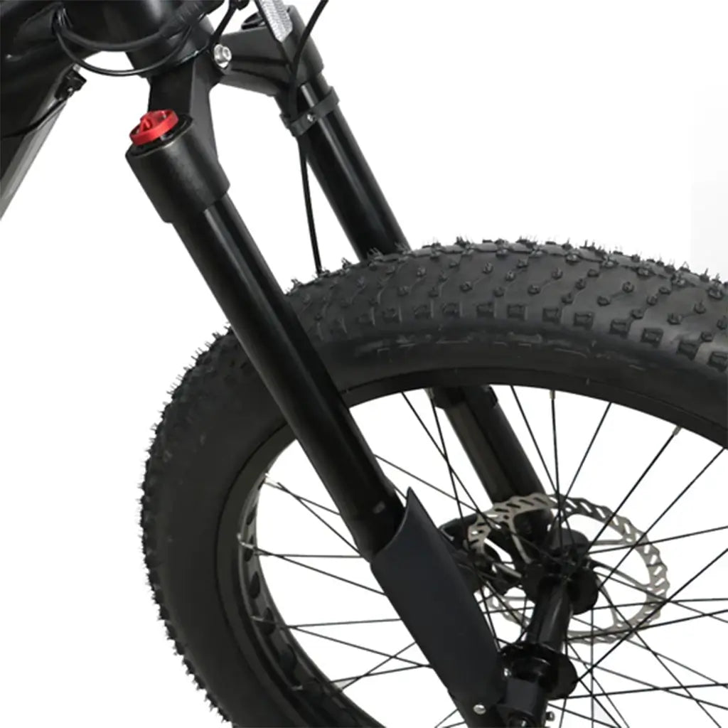 Eunorau Specter S 48V 1000W Full Suspension Dual Battery Electric Hunting Mountain Bike Media Front Fork Suspension