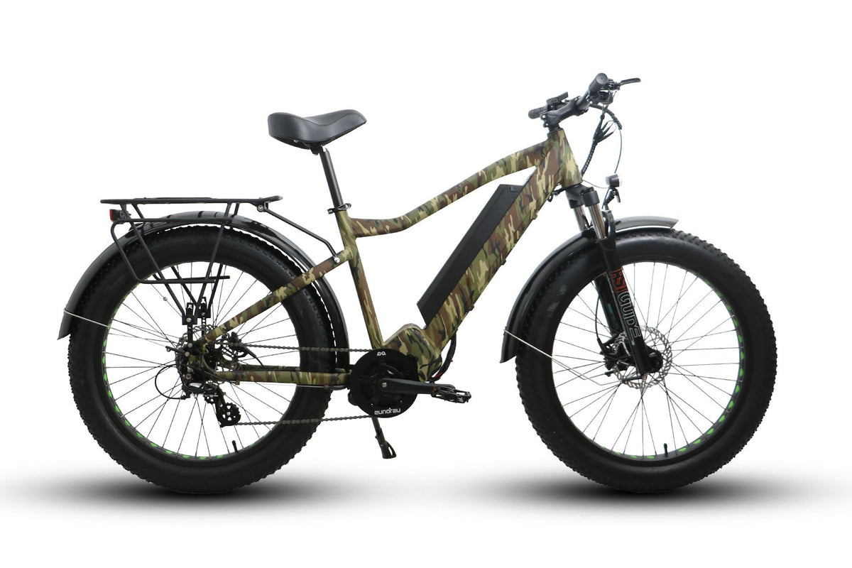 EUNORAU FAT-AWD All Wheel Drive 48V, 250W+350W Fat Tire Electric Bike