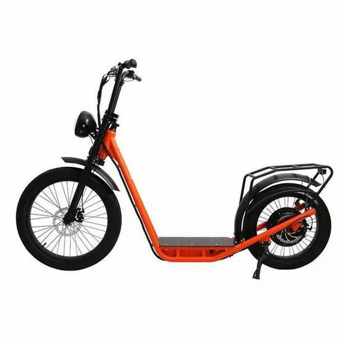 Eunorau Jumbo 48V/15.6Ah 1000W Stand Up Electric Scooter-Side Angle