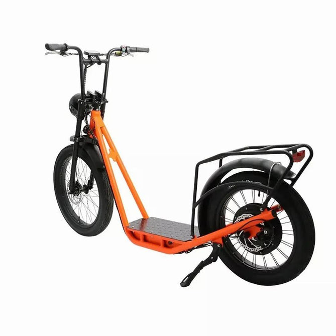 Eunorau Jumbo 48V/15.6Ah 1000W Stand Up Electric Scooter-Back Angle