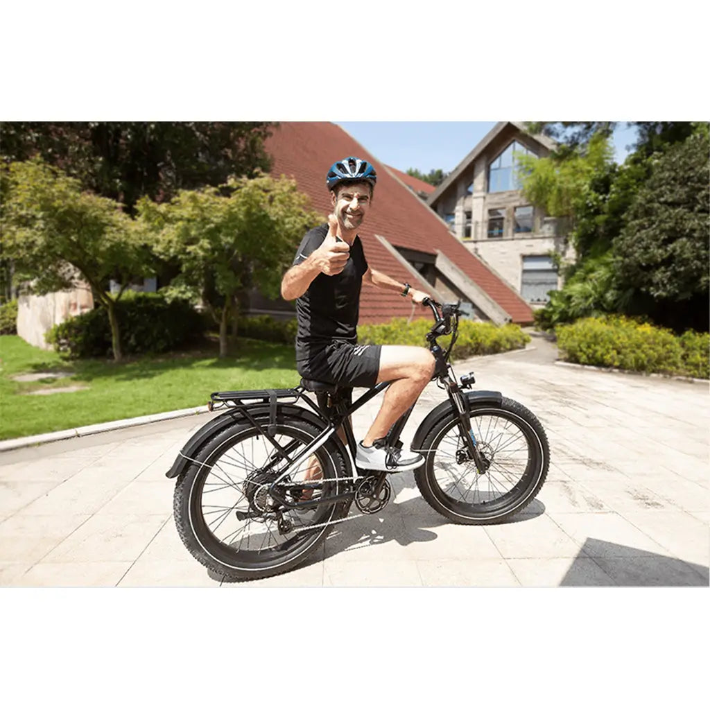 Magicycle 750W 52V Cruiser All Terrain Fat Tire Electric Bike - Midnight Blue Street