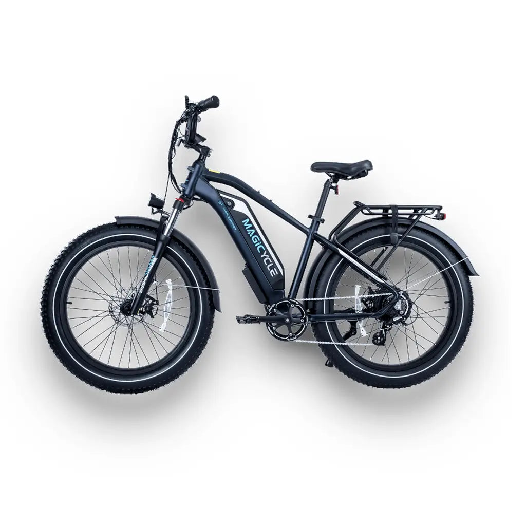 Magicycle 750W 52V Cruiser All Terrain Fat Tire Electric Bike - Midnight Blue Left Side