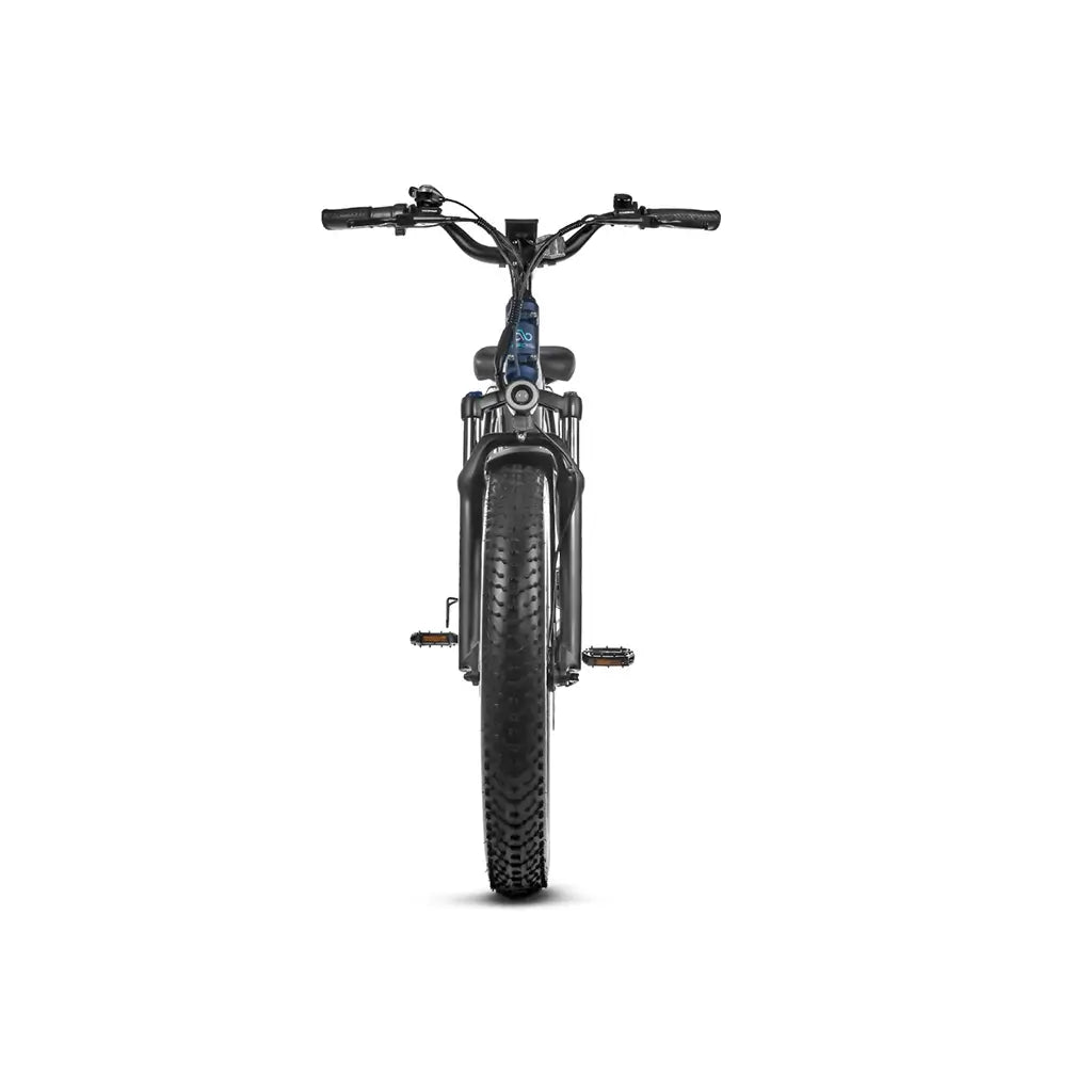 Magicycle 750W 52V Cruiser All Terrain Fat Tire Electric Bike - Midnight Blue Front View