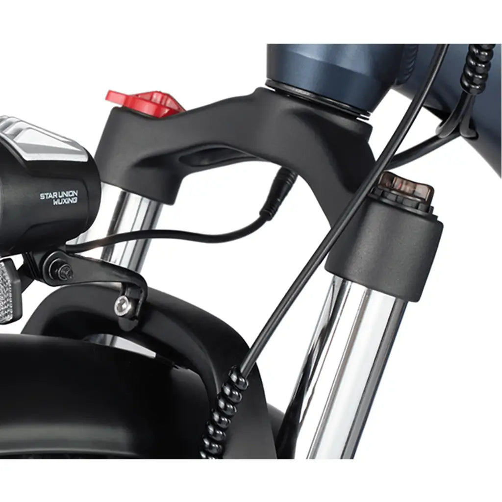 Magicycle 750W 52V Cruiser All Terrain Fat Tire Electric Bike - Midnight Blue Fork