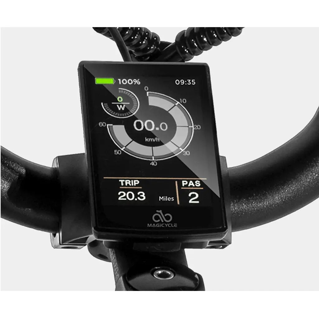 Magicycle 750W 52V Cruiser All Terrain Fat Tire Electric Bike - Midnight Blue LCD