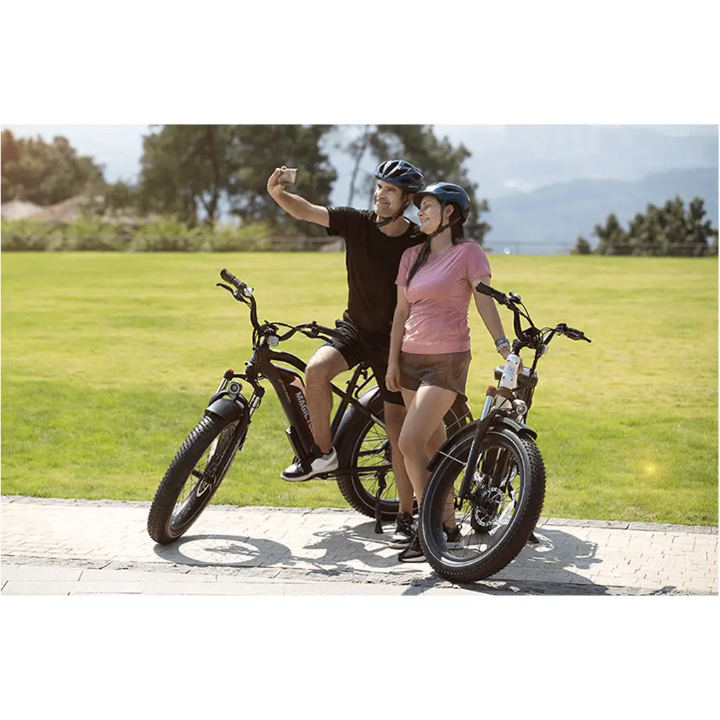 Magicycle 750W 52V Cruiser All Terrain Fat Tire Electric Bike - Midnight Blue Streets
