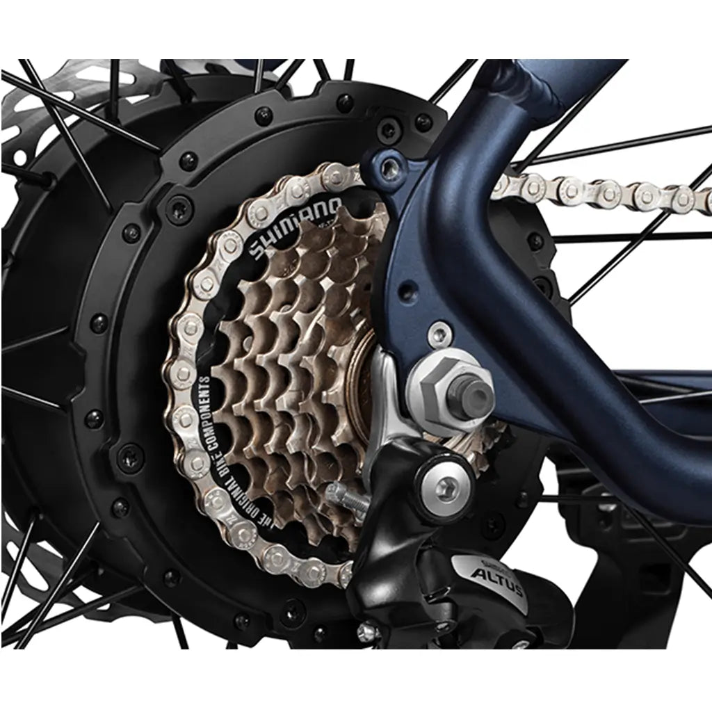 Magicycle 750W 52V Cruiser Mid Step-Thru All Terrain Fat Tire Electric Bike Gear