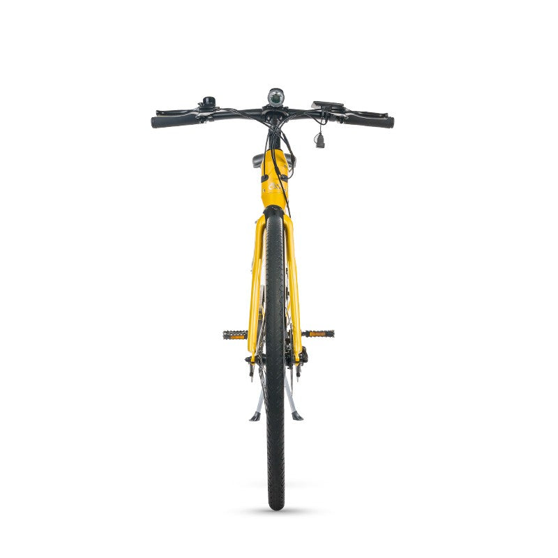 Electric fat fashion bike 36v 350w lithium yellow