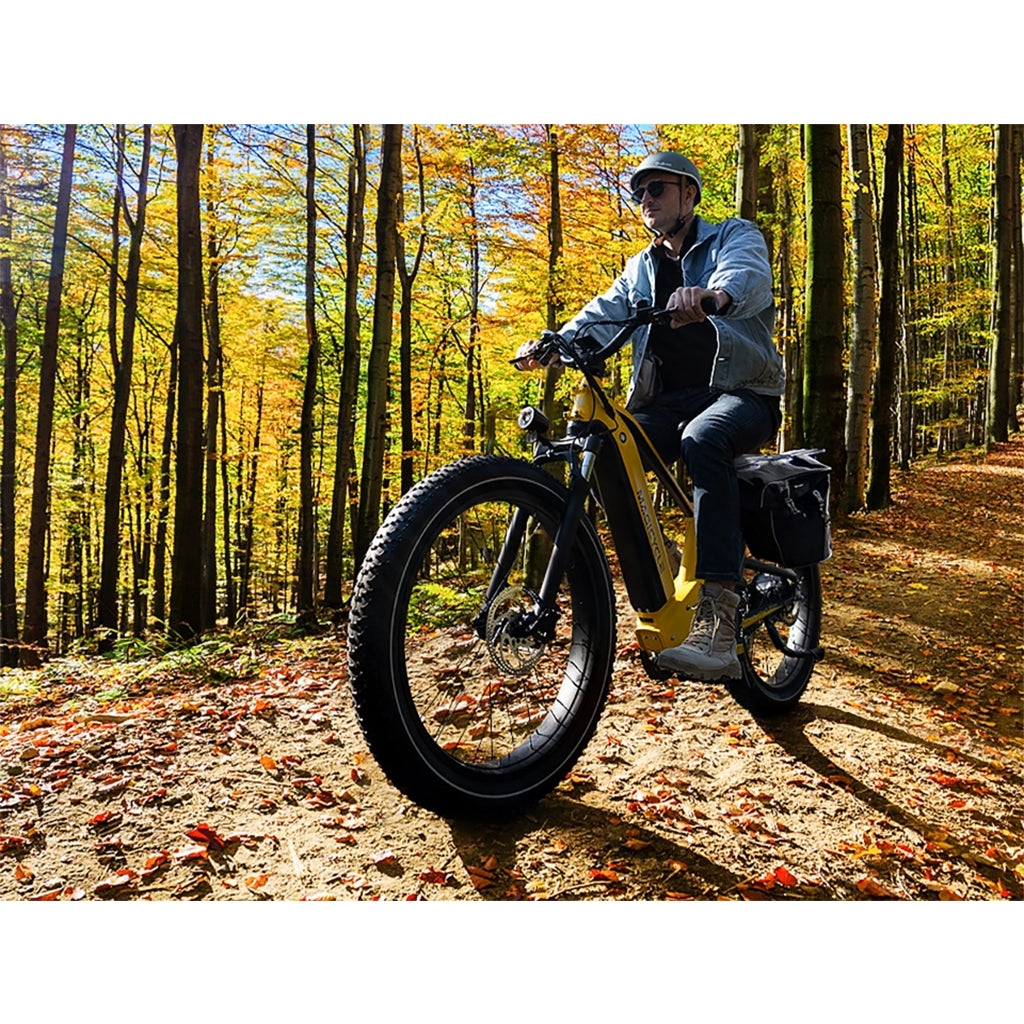 Magicycle Deer Softail 750W 52V Full Suspension SUV Electric Bike Yellow Forest