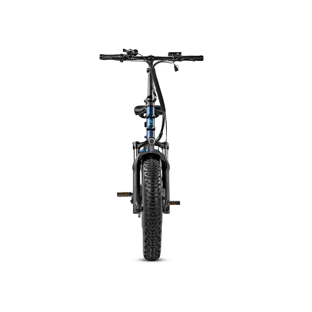 Magicycle Jaguarundi 600W 52V Folding Step-Thru Fat Tire Electric Bike Blue Front