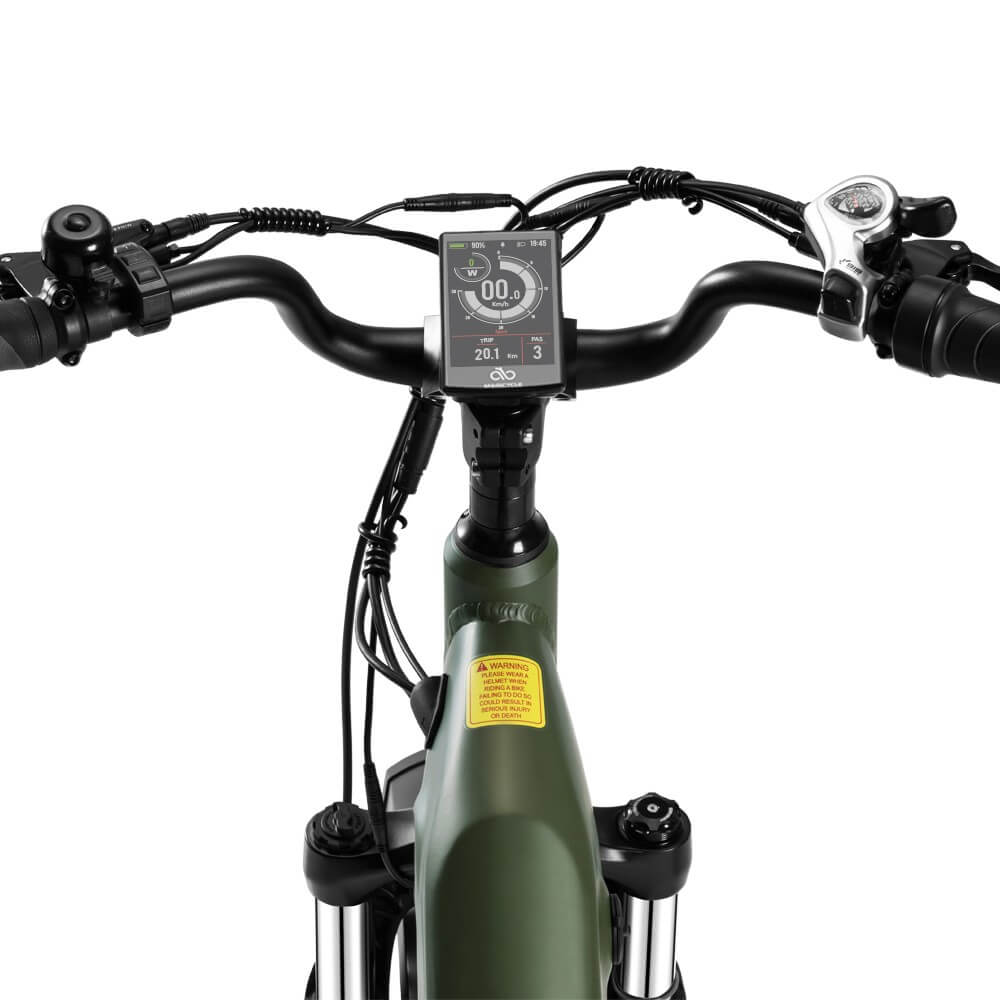 Magicycle Ocelot Pro Long Range Step-Thru Fat Tire Electric Bike - Front View