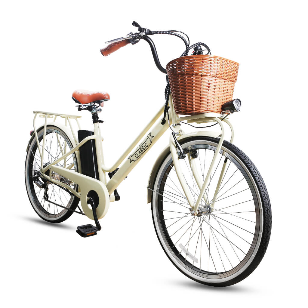 Nakto Classic City Electric 26” Step Through Bike 250W 36V