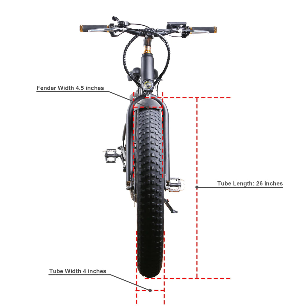 nakto cruiser fat tire electric bike