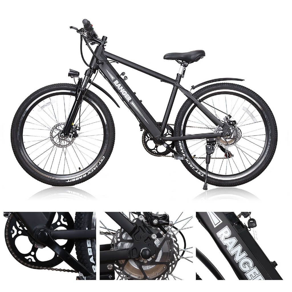 Nakto Ranger 26&quot; Mountain Electric Bike 350W 36V, Black