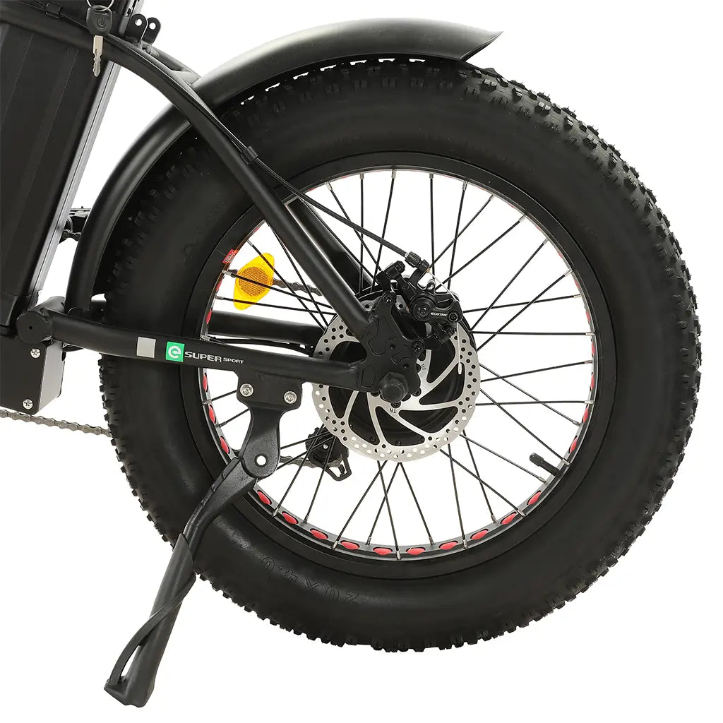 On Sale! Ecotric 20&quot; 500W 48V Fat Tire Folding Electric Bike Stand