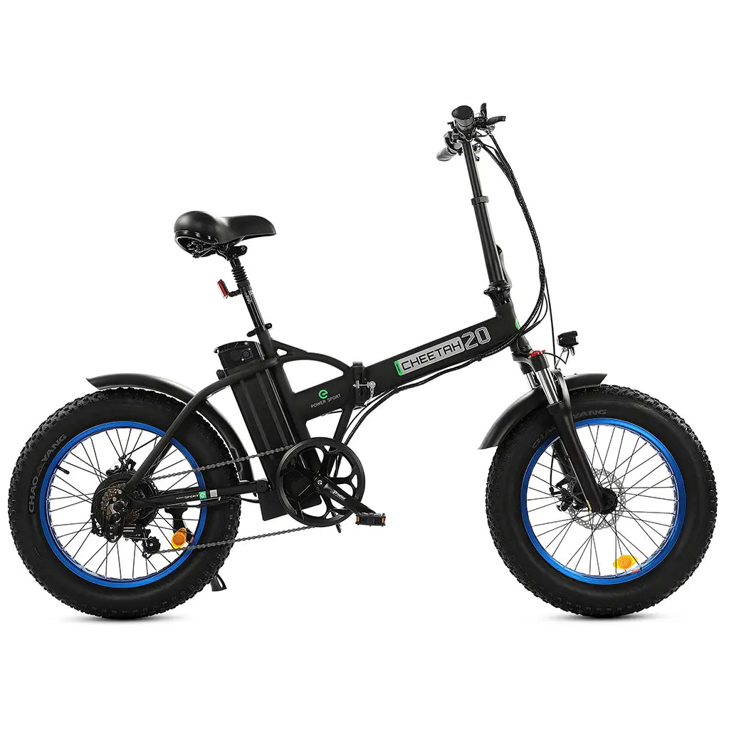 On Sale! Ecotric 20&quot; 500W 48V Fat Tire Folding Electric Bike MBL Right Side