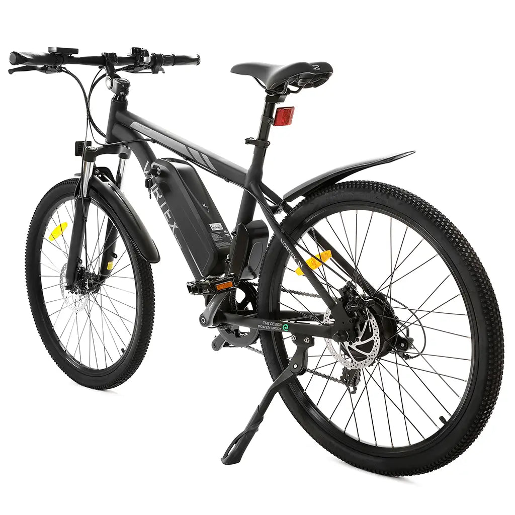 On Sale! UL Certified - Ecotric Vortex 350W 36V Electric City Cruiser Bike Black Rear