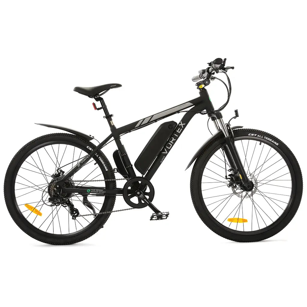 On Sale! UL Certified - Ecotric Vortex 350W 36V Electric City Cruiser Bike Black Right Side