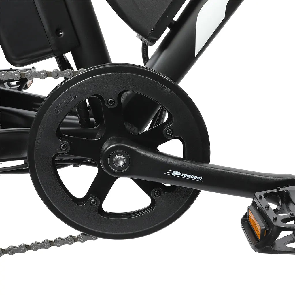 On Sale! UL Certified Ecotric Beach Snow 36V 500W Fat Tire Electric Bike Crank