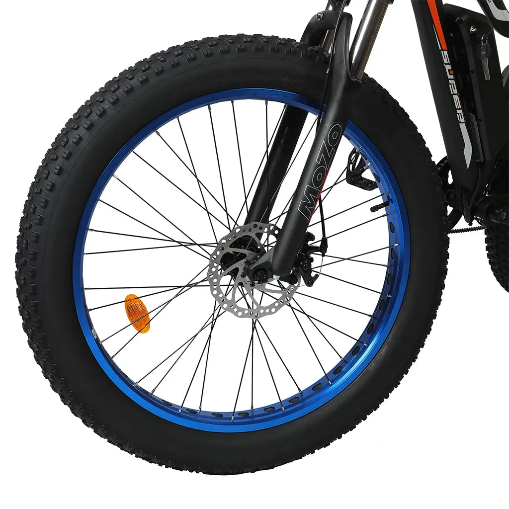 On Sale! UL Certified Ecotric Beach Snow 36V 500W Fat Tire Electric Bike Front Tire