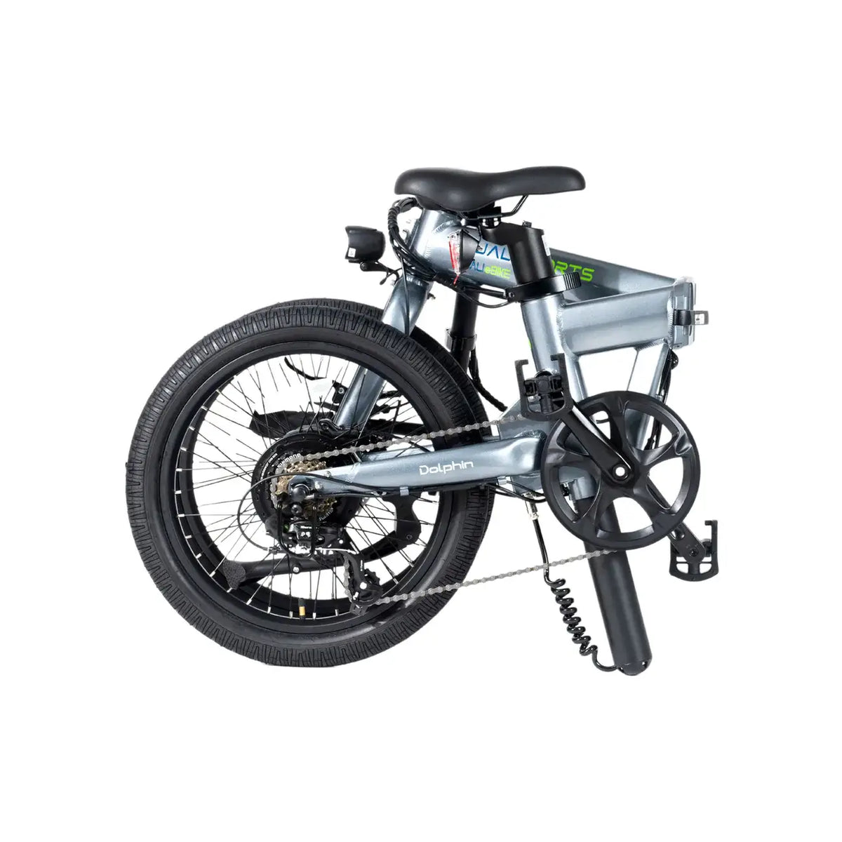 Qualisports Dolphin 500W 48V Dual Battery Folding Electric Bike