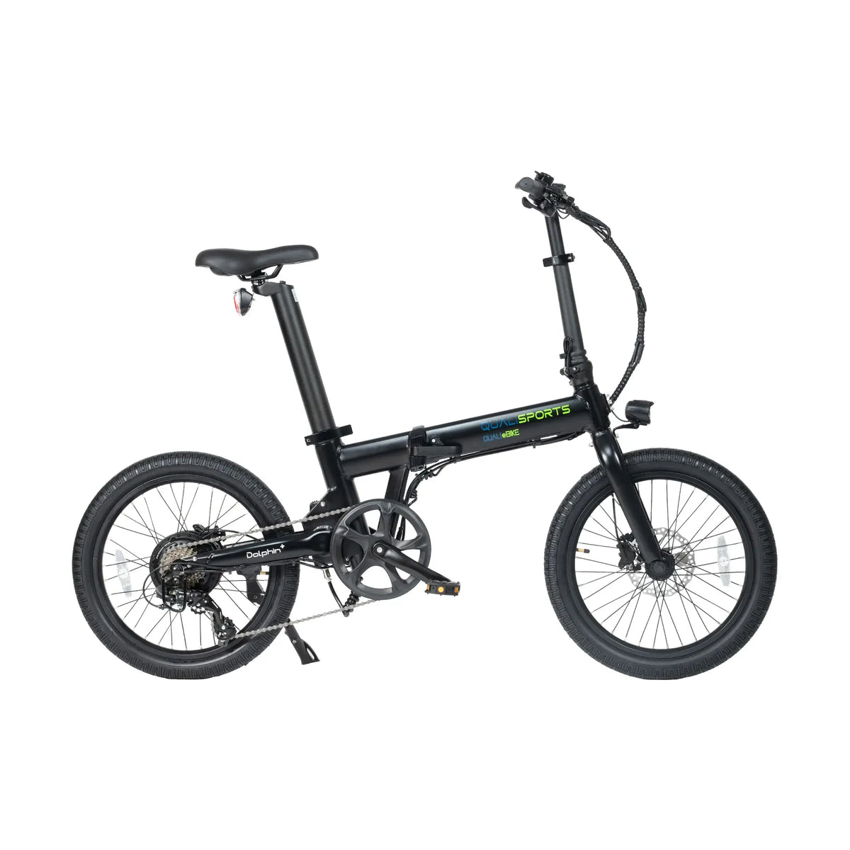 Qualisports Dolphin 500W 48V Dual Battery Folding Electric Bike