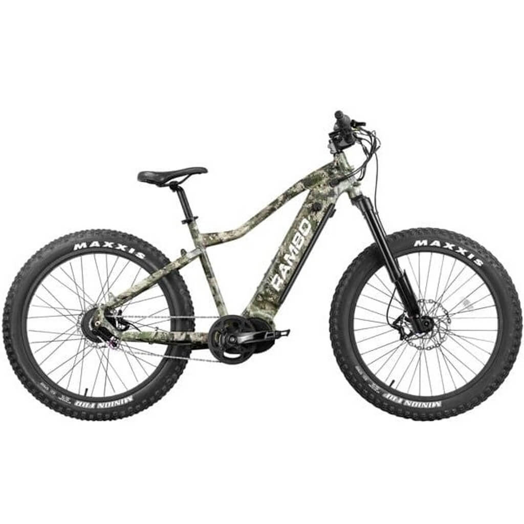 RAMBO The Prowler 1000 XPE 1000W 48V FAT Tire Mountain Bike-Side View