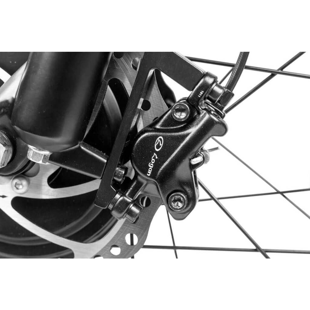 RAMBO Krusader Cruiser AWD Dual Motor Full Suspension Electric Bike 500W 48V front brake