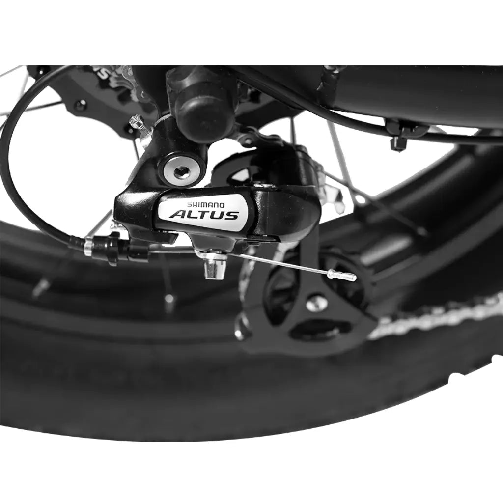 Revi Bikes Cheetah MINI Café Racer 500W 48V Fat Tire Cruiser Electric Bike