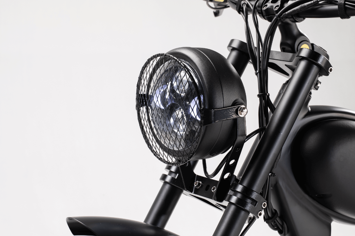 Revi Bikes Cheetah PLUS Café Racer 750W 48V Fat Tire  Cruiser Electric Bike