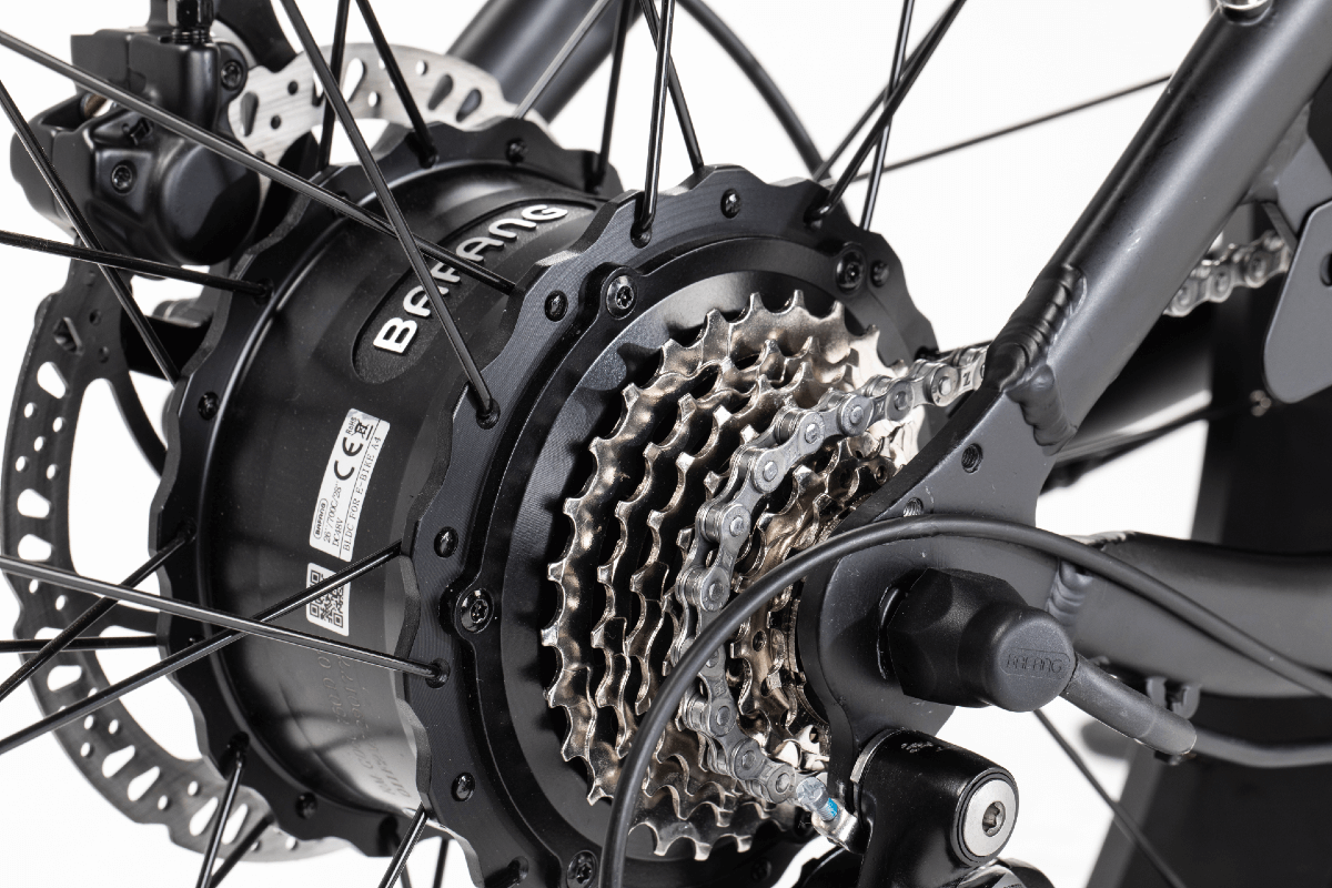 Revi Bikes Cheetah PLUS Café Racer 750W 48V Fat Tire  Cruiser Electric Bike